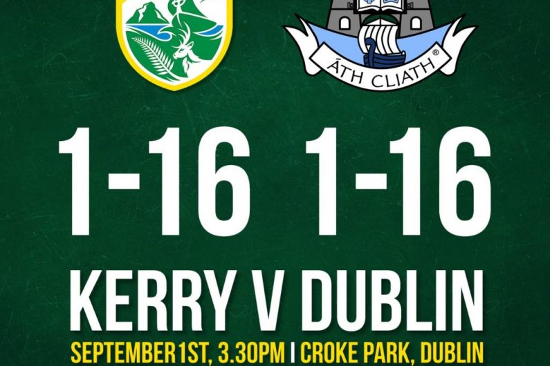 Kerry And Dublin To Do It Again As All Ireland Final Ends In A Draw