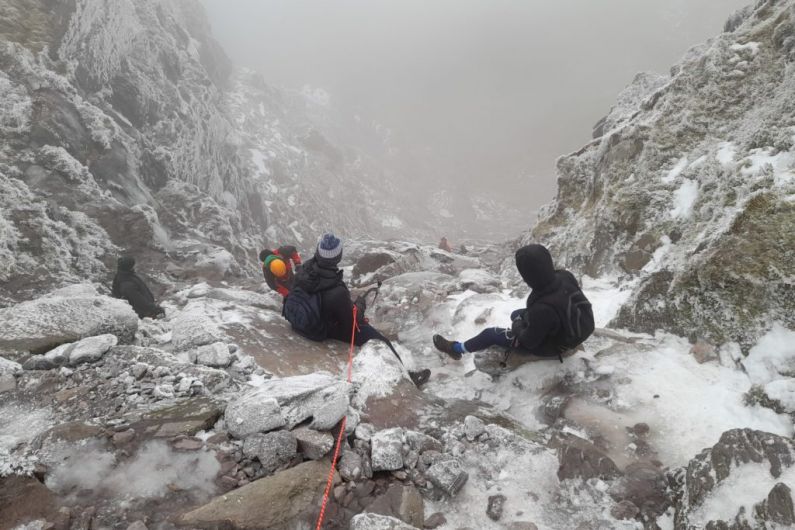 Nine people rescued from Kerry mountains
