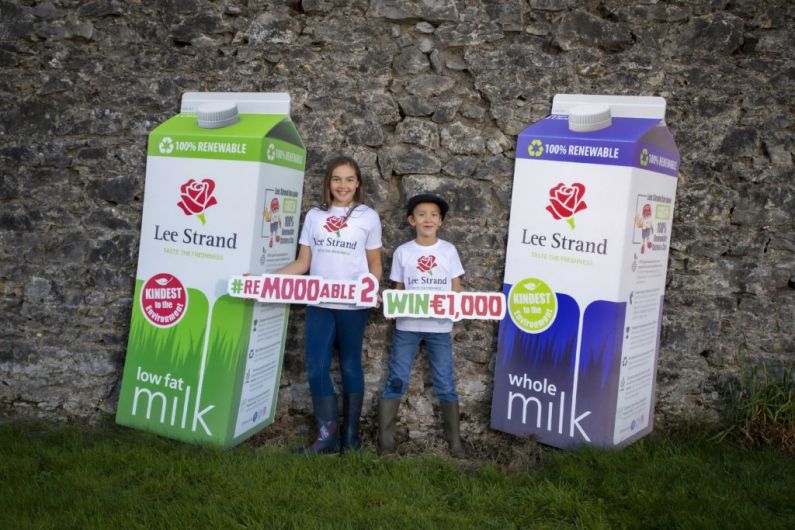 Lee Strand launches Ireland’s first 100% renewable 2 litre milk carton