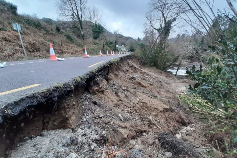 Cost of repairing collapsed road between Killarney and Kenmare exceeds €300,000