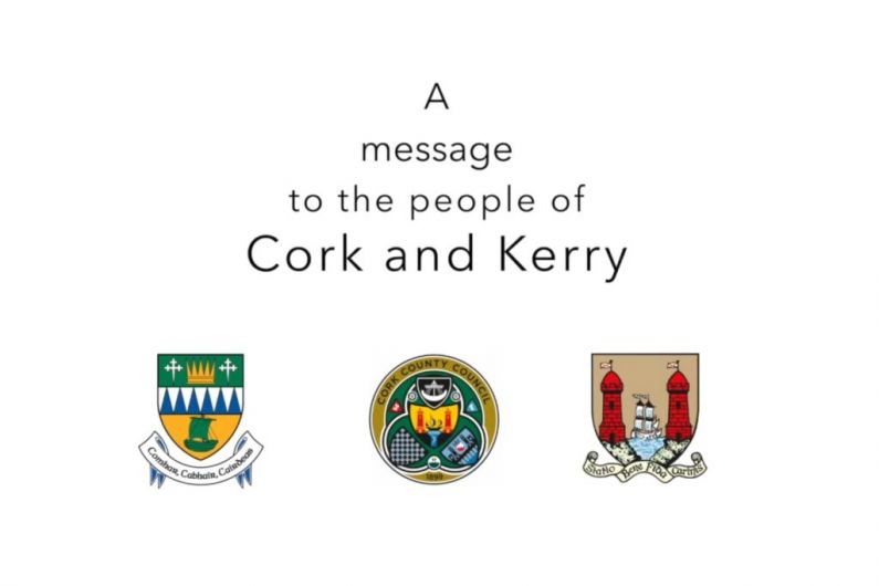 Mayors of Kerry and Cork make joint appeal for people to adhere to restrictions