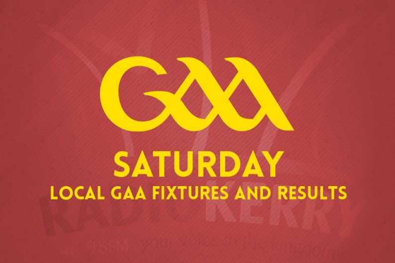 Saturday local GAA fixtures &amp; results