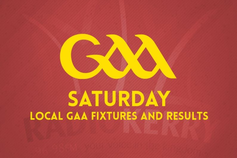 Saturday local GAA fixtures & results