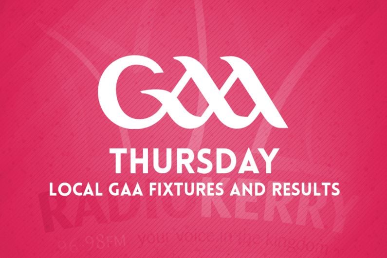 Local GAA Fixtures Thursday