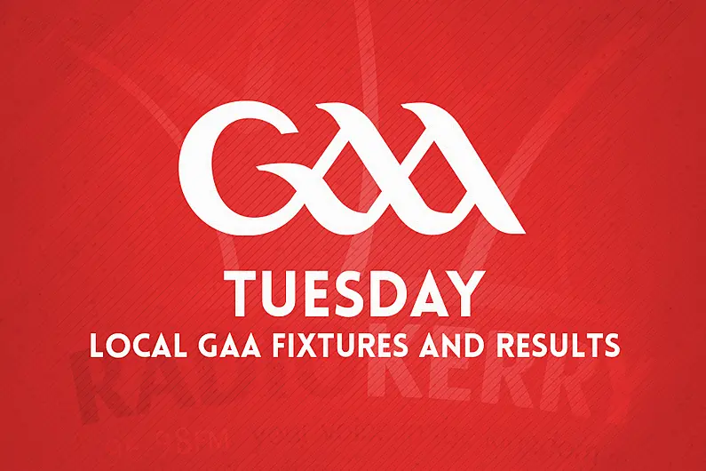 Tuesday local GAA fixtures and results