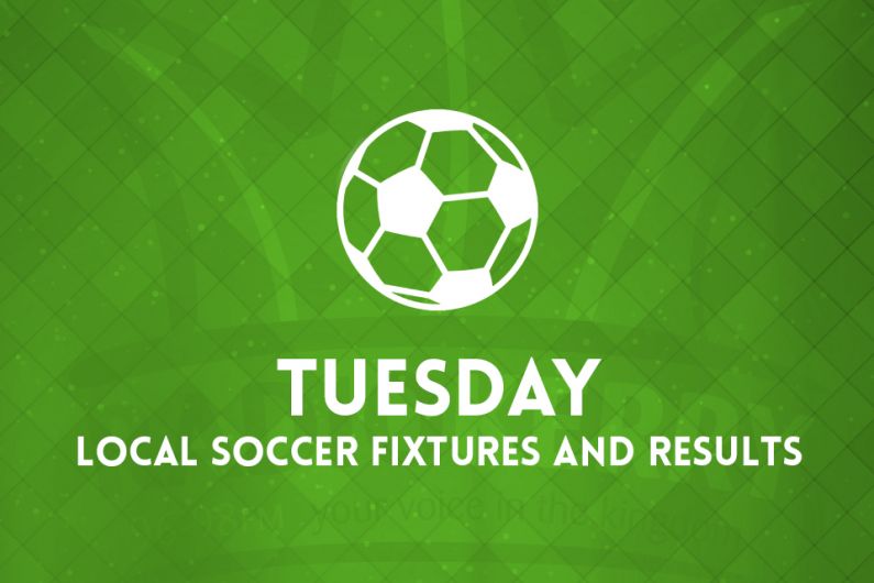 Tuesday Local Soccer Fixtures &amp; Results