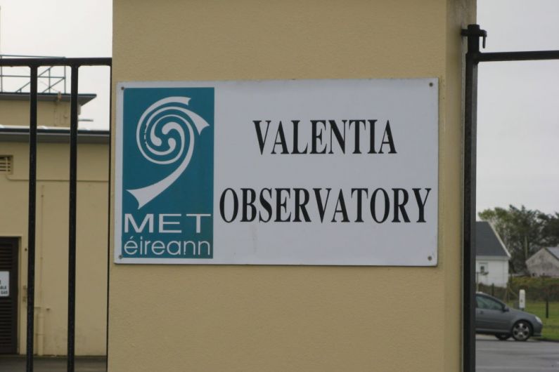 Valentia Observatory recorded  highest number of  "very wet" days in Ireland last month