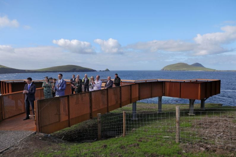 Viewing platform officially opened at the Blasket Centre