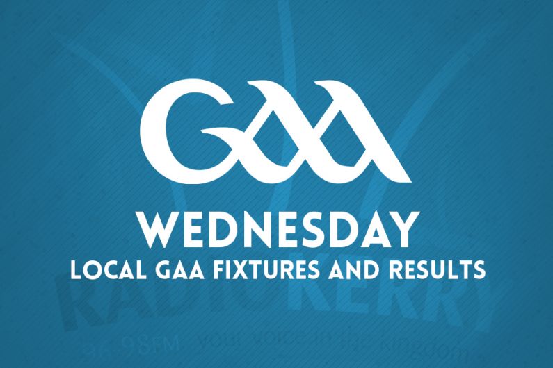 Local GAA Results & Fixtures - Wednesday