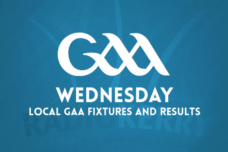 Wednesday Local GAA fixtures and results