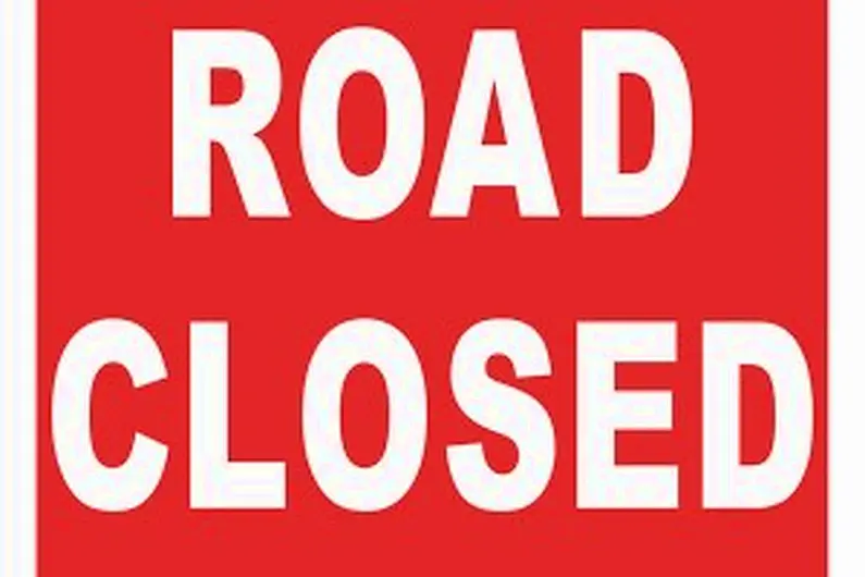 Road closed following crash on outskirts of Milltown