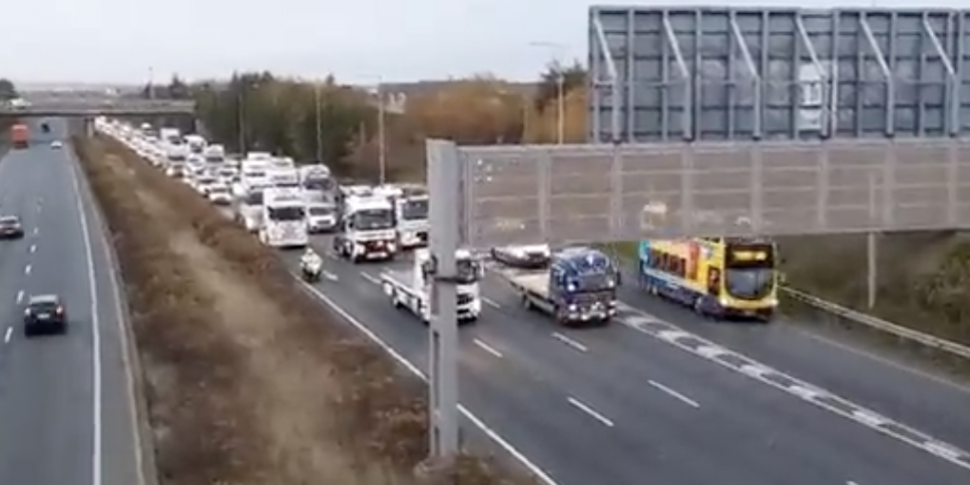 Hauliers protest in Dublin