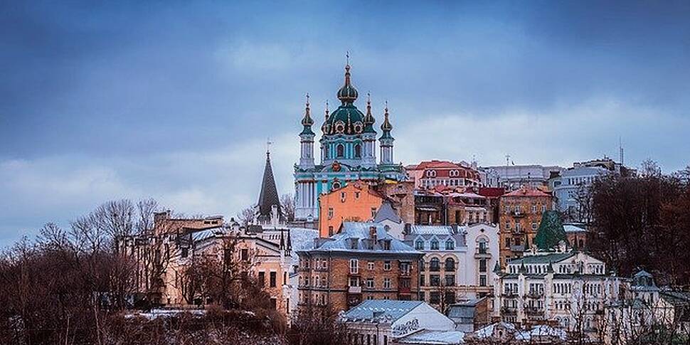 Residents In Ukrainian Capital...