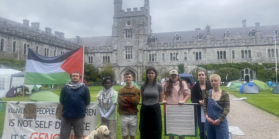 UCC protestors have stood down...