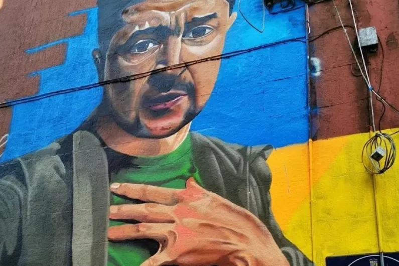Granard mural shows support for Ukraine