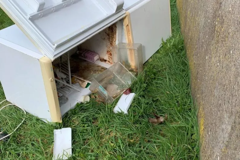 Athlone Mayor returns dumped fridge to perpetrators garden