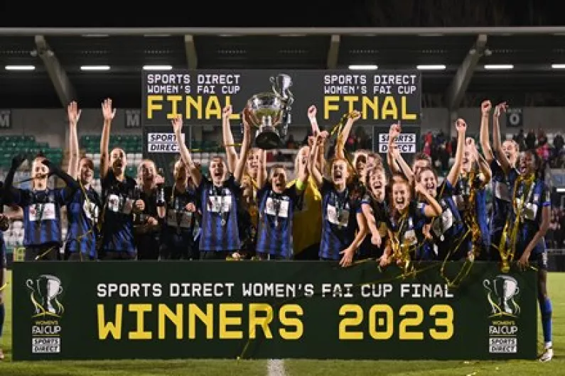 Athlone Town win 2023 Sports Direct Women's FAI Cup