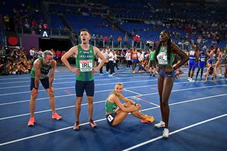 Ireland's mixed relay team wins European championship gold