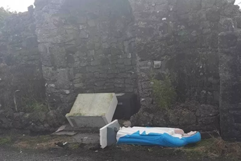 Investigation underway into vandalism of Roscommon religious statue