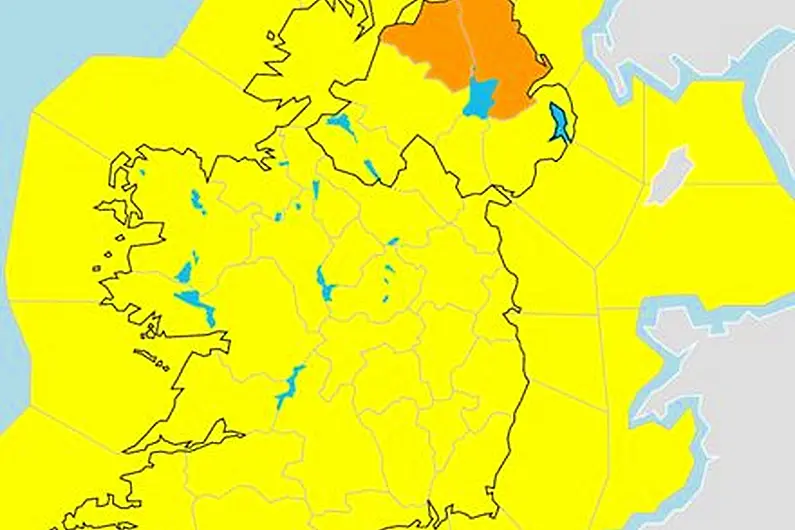 Snow, wind and rain warning issued for entire country on Friday