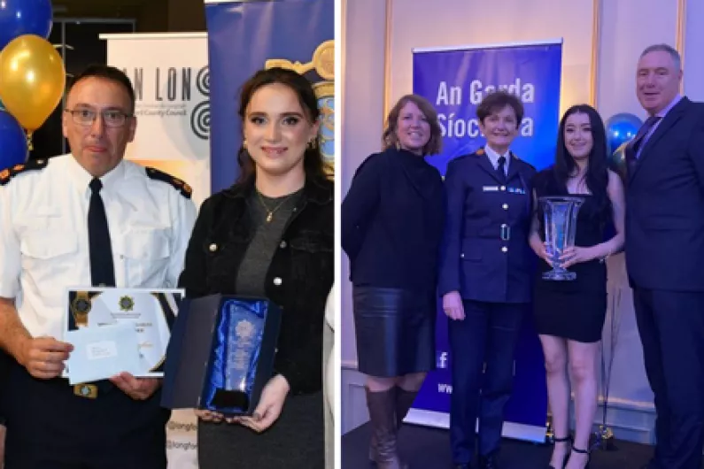 Recognition for local students at Garda Youth Awards