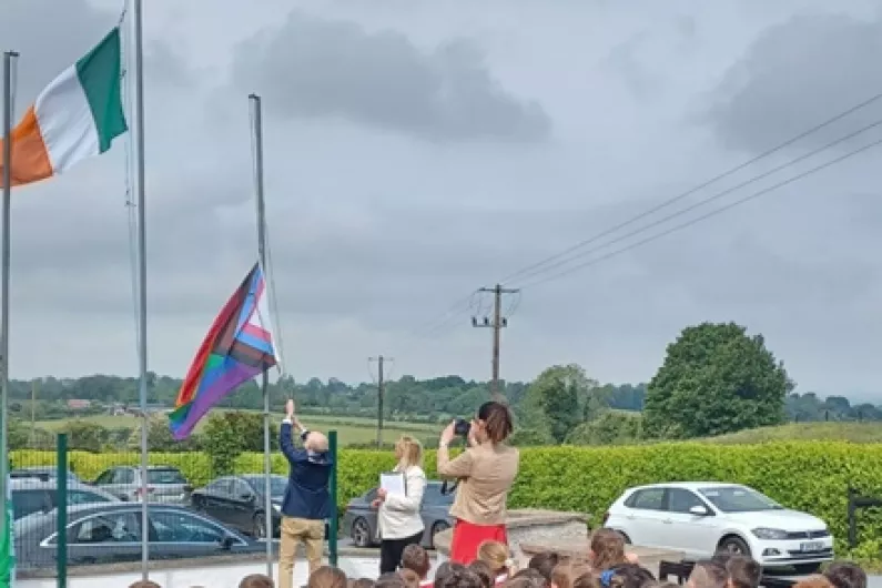 Longford School raises first Pride Flag