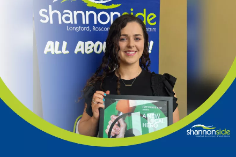Longford singer/songwriter wins award at 'A New Local Hero' event