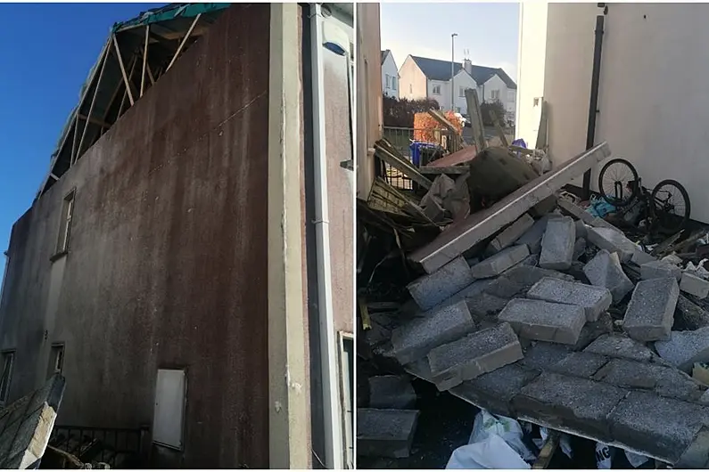 LISTEN: Family of five forced to leave their Ballinasloe home after extensive storm damage