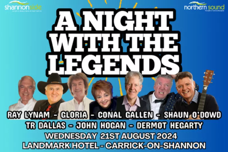 Night with Legends Carrick on Shannon 21st August