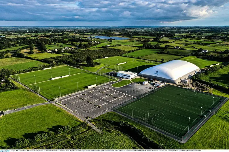 Connacht GAA Air Dome destroyed during Storm &Eacute;owyn