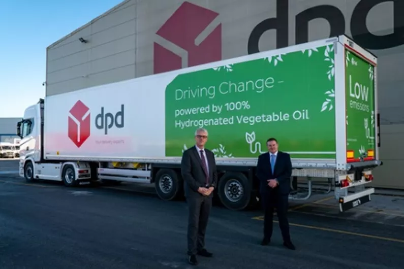 Athlone DPD vehicles to now run on Vegetable Oil