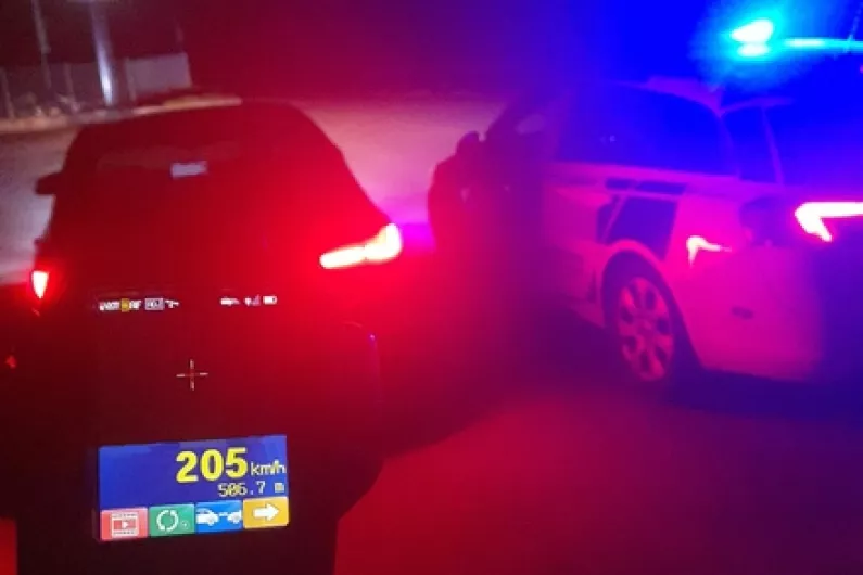Longford Garda&iacute; arrest motorist traveling over 200kph