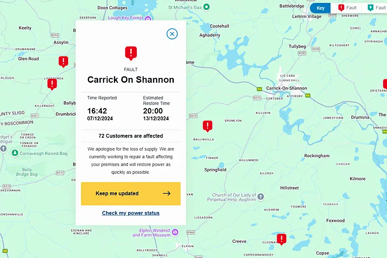 Over 1,100 Shannonside customers still without power - over five days after Storm Darragh