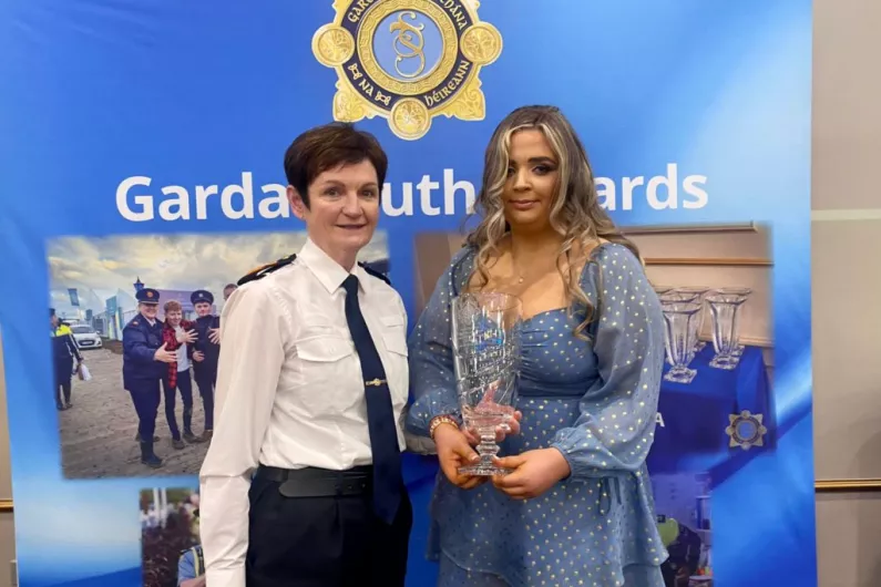 Local winners honoured at the Garda National Youth Awards