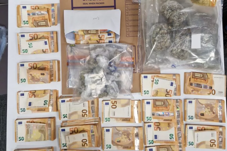 Man arrested following Athlone drugs and cash seizure