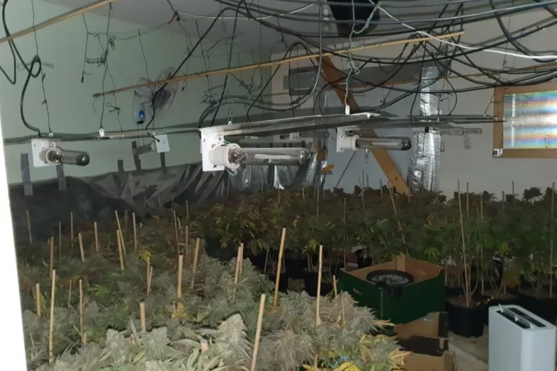 &euro;528,000 worth of drugs discovered at suspected Roscommon grow house