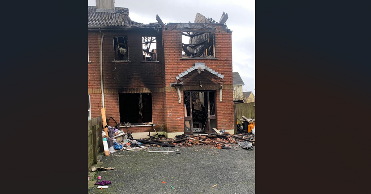 House gutted in large fire in Longford town | Shannonside.ie