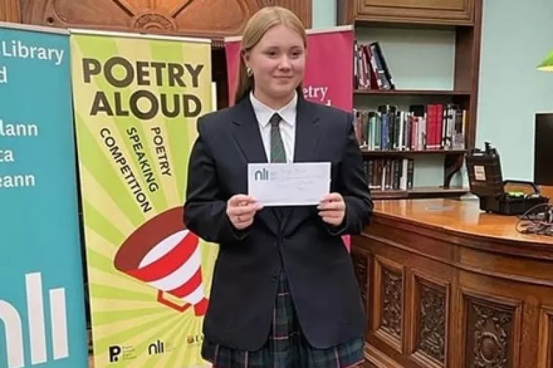 Roscommon student wins prestigious national poetry award