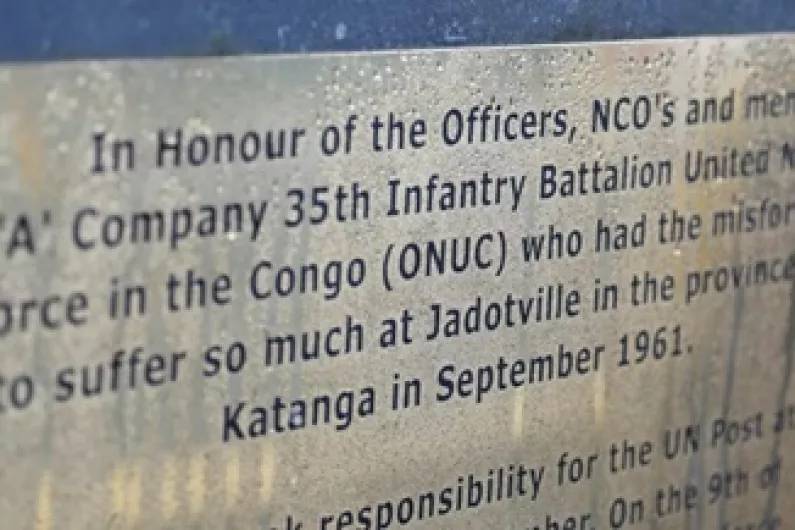 Monument to remember local Jadotville soldiers to be erected in Athlone