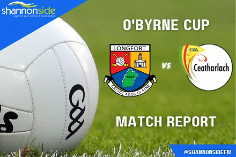 Longford power past Carlow in O'Byrne cup