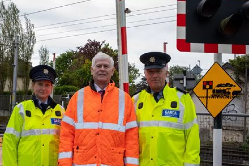 Special safety event takes place at Roscommon level-crossing