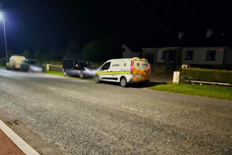 Garda forensics carrying out investigation at Liam Farrell's Rooskey home