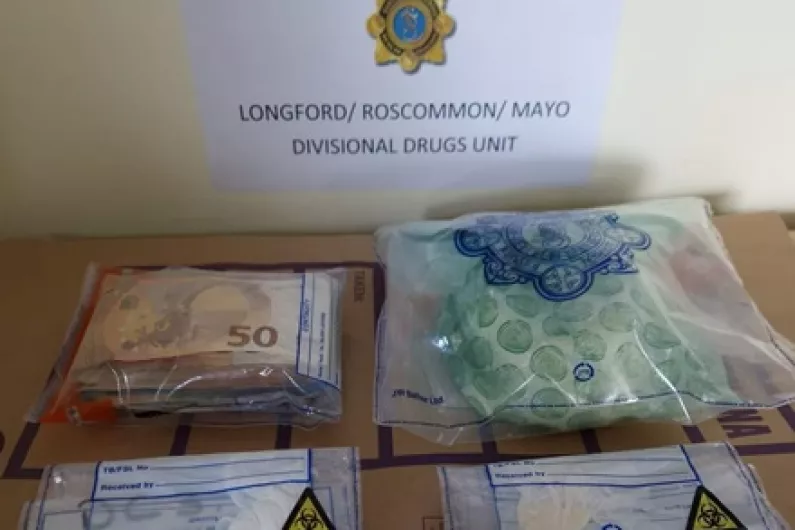 Man arrested after drugs worth &euro;28,000 seized in Longford