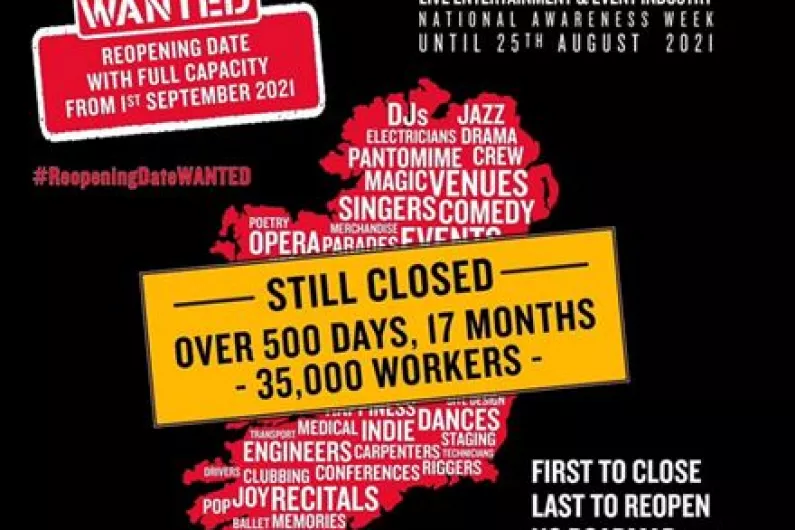 Roscommon man urges government to set firm date for live music re-opening