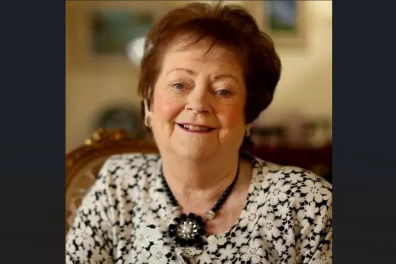 Mary O'Rourke's funeral to take place in Coosan, Athlone, on Monday