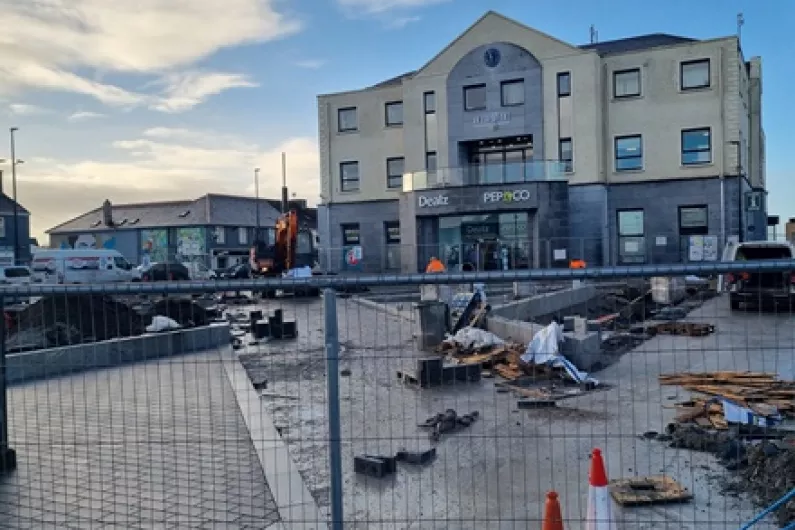 Works on Market Square in Longford to be completed this week