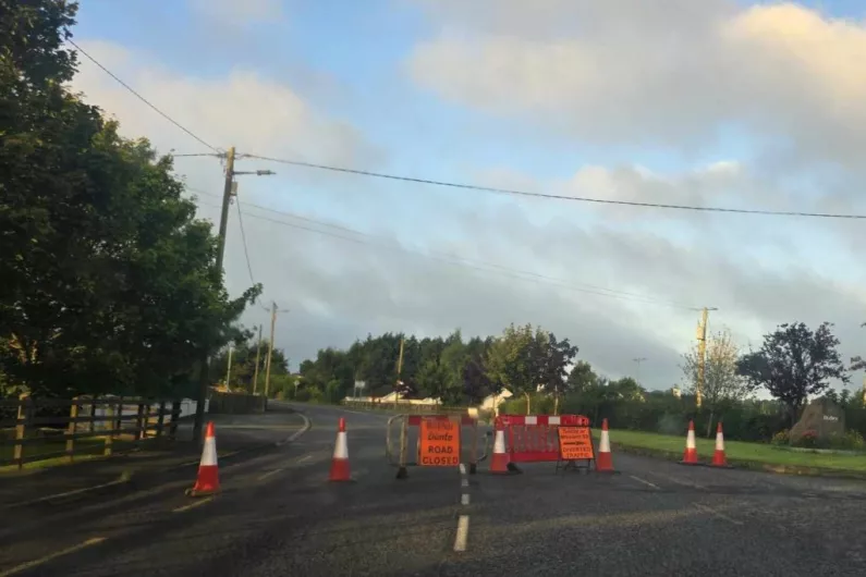 Road closed following road traffic collision in Co. Longford