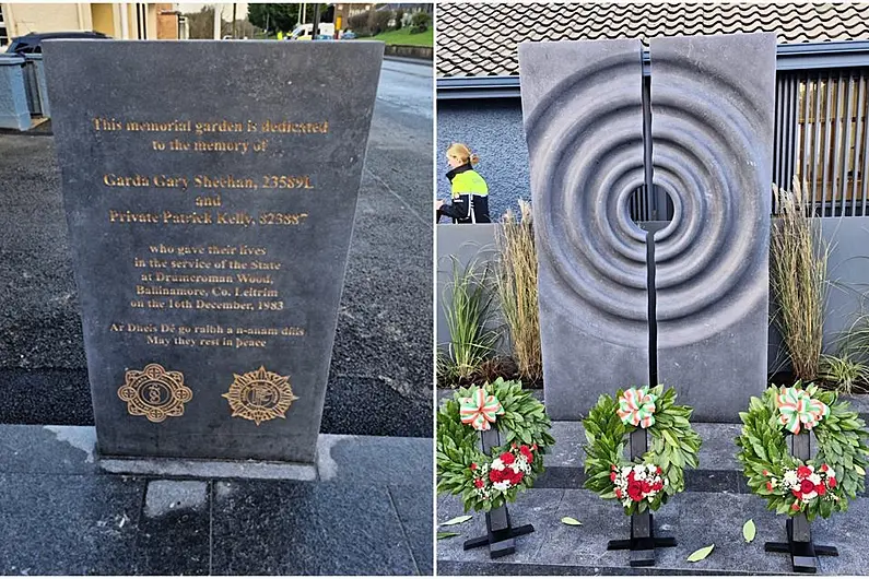 LISTEN: Garda Commissioner pays tribute to 'fallen heroes' as he unveils monument in Ballinamore