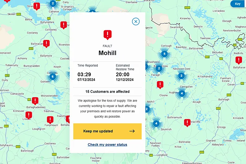 Over 2,000 Shannonside customers still without electricity - four days after Storm Darragh