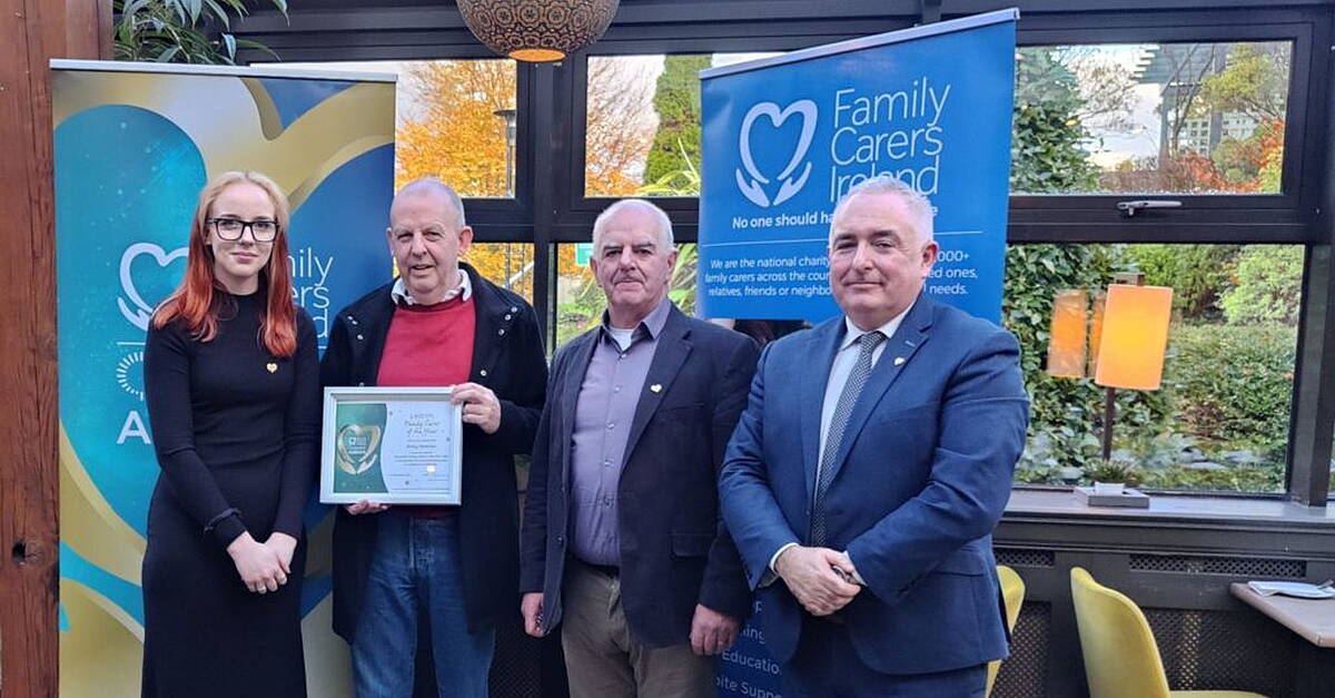 Local Carrick on Shannon man named Leitrim Family carer of the year - Vimarsana News